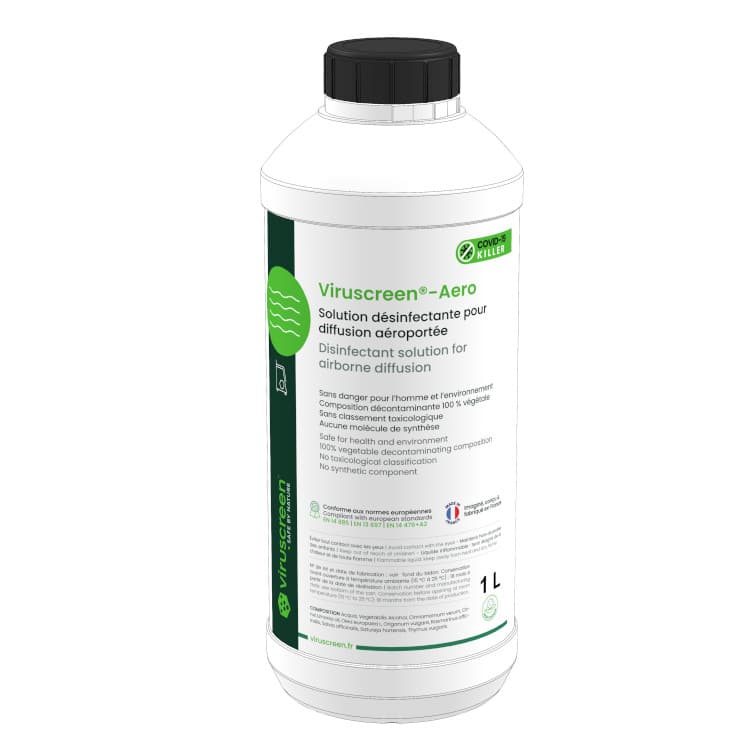 Solution decontamination végétale aero anti covid 1 litre