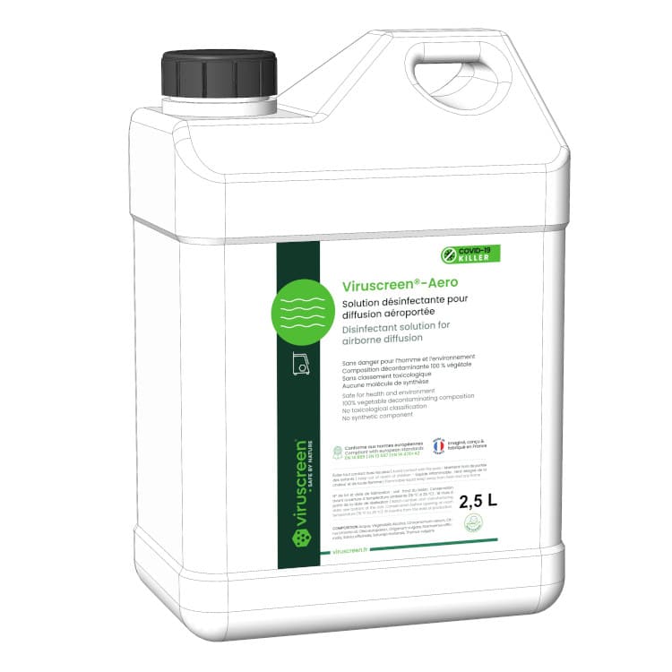 Solution decontamination végétale aero anti covid 2.5 litre